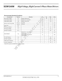 SCM1241M Datasheet Page 3