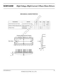 SCM1241M Datasheet Page 15