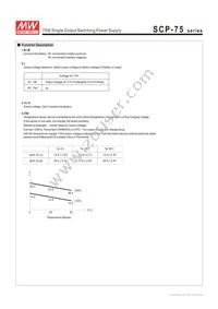 SCP-75-24 Datasheet Page 3