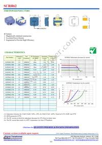 SCRH62-8R0 Datasheet Cover