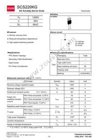 SCS220KGC Datasheet Cover