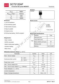 SCT2120AFC Datasheet Cover