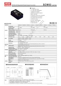 SCW03A-12 Datasheet Cover