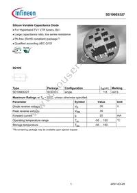 SD 199 E6327 Datasheet Cover