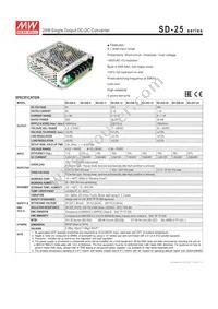 SD-25B-24 Datasheet Cover