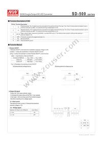 SD-500H-24 Datasheet Page 3