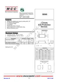 SD05-TP Datasheet Cover