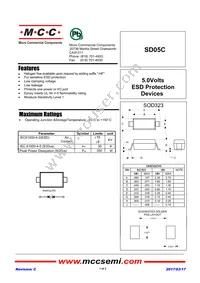 SD05C-TP Datasheet Cover