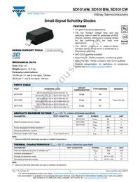 SD101CW-HE3-08 Datasheet Cover