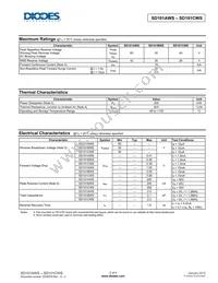 SD101CWS-7 Datasheet Page 2