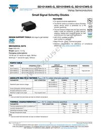 SD101CWS-G3-08 Datasheet Cover