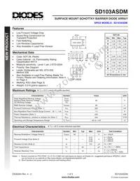 SD103ASDM-7 Datasheet Cover