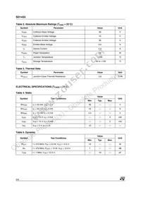 SD1433 Datasheet Page 2