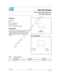 SD1728 Datasheet Cover