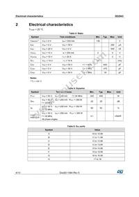 SD2943W Datasheet Page 4
