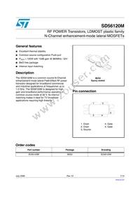 SD56120M Datasheet Cover