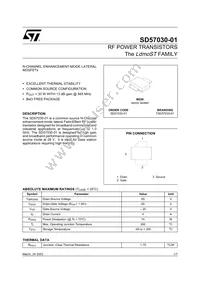 SD57030-01 Datasheet Cover