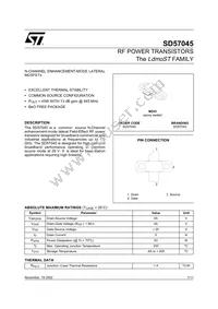 SD57045 Datasheet Cover