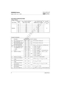 SD600N25PC Datasheet Page 2