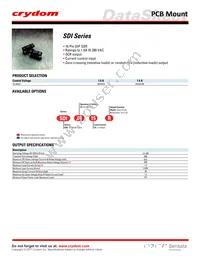 SDI2415R Datasheet Cover