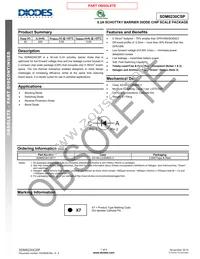 SDM0230CSP-7 Datasheet Cover