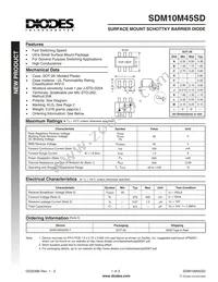 SDM10M45SD-7 Datasheet Cover