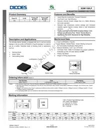 SDM1100LP-7 Datasheet Cover