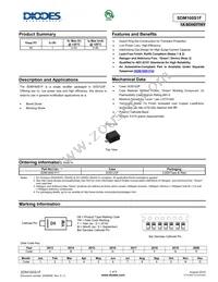 SDM160S1F-7 Datasheet Cover