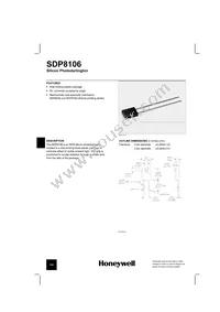 SDP8106-001 Datasheet Cover