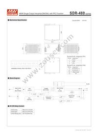 SDR-480-24 Datasheet Page 2