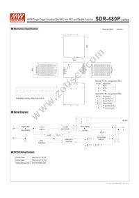 SDR-480P-48 Datasheet Page 2