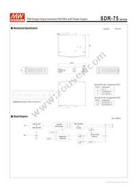 SDR-75-48 Datasheet Page 2