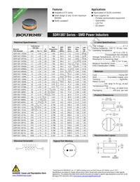 SDR1307-472KL Datasheet Cover