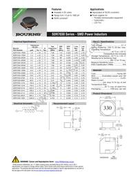 SDR7030-6R2M Datasheet Cover