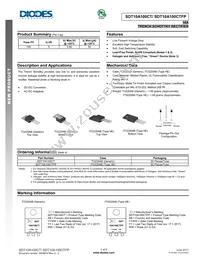 SDT10A100CTFP Datasheet Cover