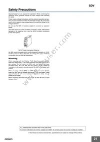 SDV-FH61 Datasheet Page 21