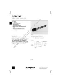 SEP8705-001 Datasheet Cover