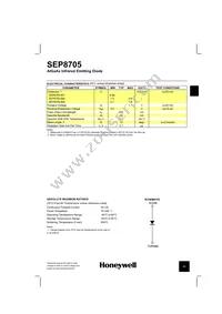 SEP8705-001 Datasheet Page 2