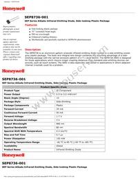 SEP8736-001 Datasheet Cover