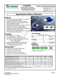 SESD0402P1BN-0450-090 Datasheet Cover