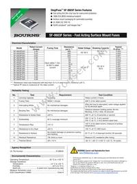 SF-0603F400-2 Datasheet Cover