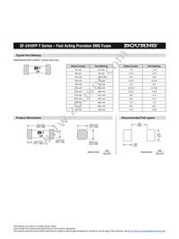 SF-2410FP0125T-2 Datasheet Page 3