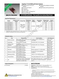 SF-2410SP100W-2 Datasheet Cover