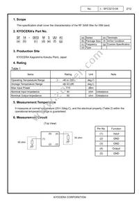 SF14-0915M5UUA1 Datasheet Page 3