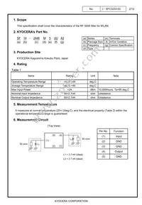 SF14-2446M5UUA3 Datasheet Page 3