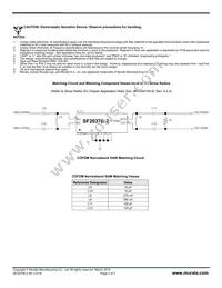 SF2037B-2 Datasheet Page 2