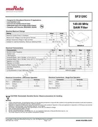 SF2120C Datasheet Cover