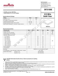 SF2150E Datasheet Cover