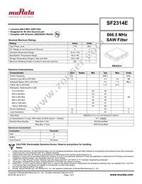 SF2314E Datasheet Cover