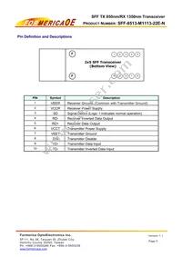 SFF-8513-M1113-22E-N Datasheet Page 5